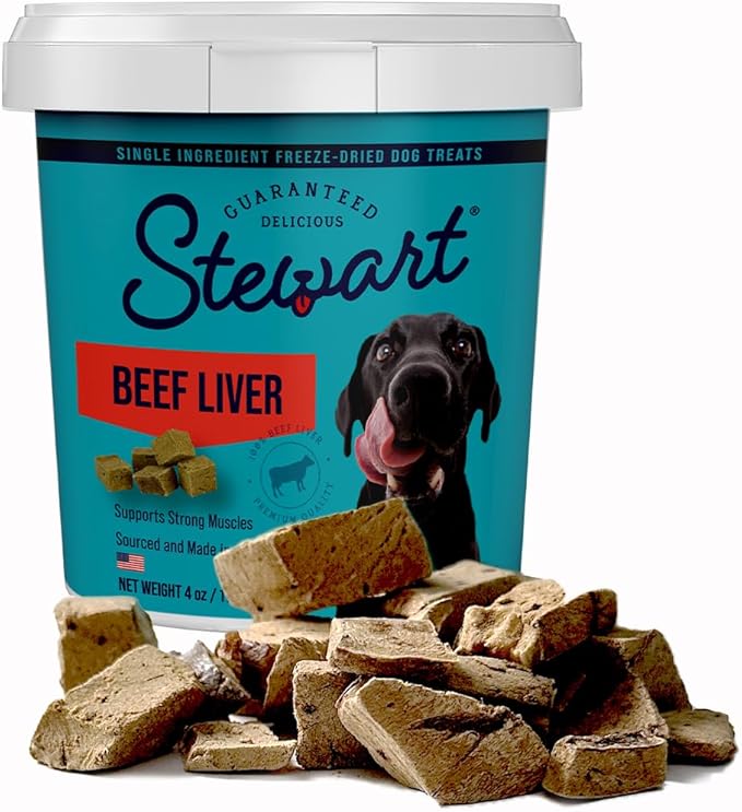 Stewart Freeze Dried Treats 4 oz Beef Liver