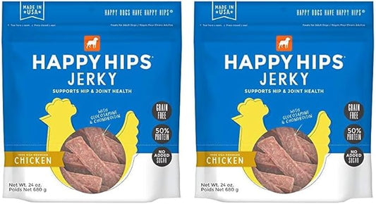 Chicken Jerky, Grain Free Dog Treats with Glucosamine & Chondroitin, Made in USA, 24 oz, 29253, 1.5 Pound (Pack of 2)