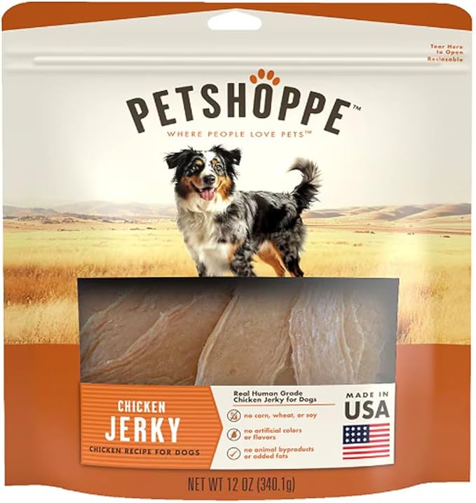PetShoppe Premium Chicken Jerky Dog Treats (12 oz)