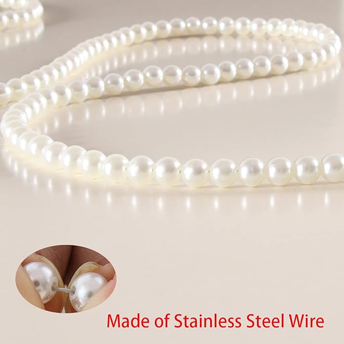 120cm 4ft Custom Pearls Beaded Pet Dog Cat Training Walking Leash Lead Leashes