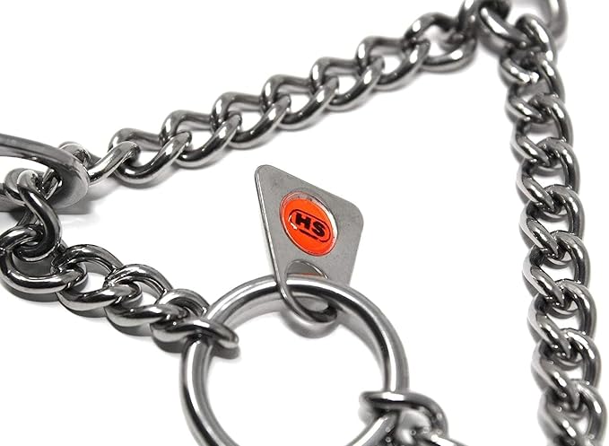 Herm Sprenger Prong Collar for Dog Training | Micro Prong Stainless Steel Ultra-Plus Dog Collar | Assembly Chain Training Collar for Smaller Dogs | Made in Germany - (1.5 mm, (Neck Size Upto 9.5"))