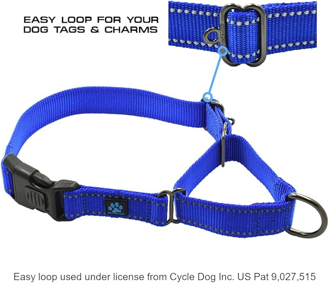 Max and Neo Patterned Martingale Dog Collar - We Donate a Collar to a Dog Rescue for Every Collar Sold (Medium, Yellow Bees)