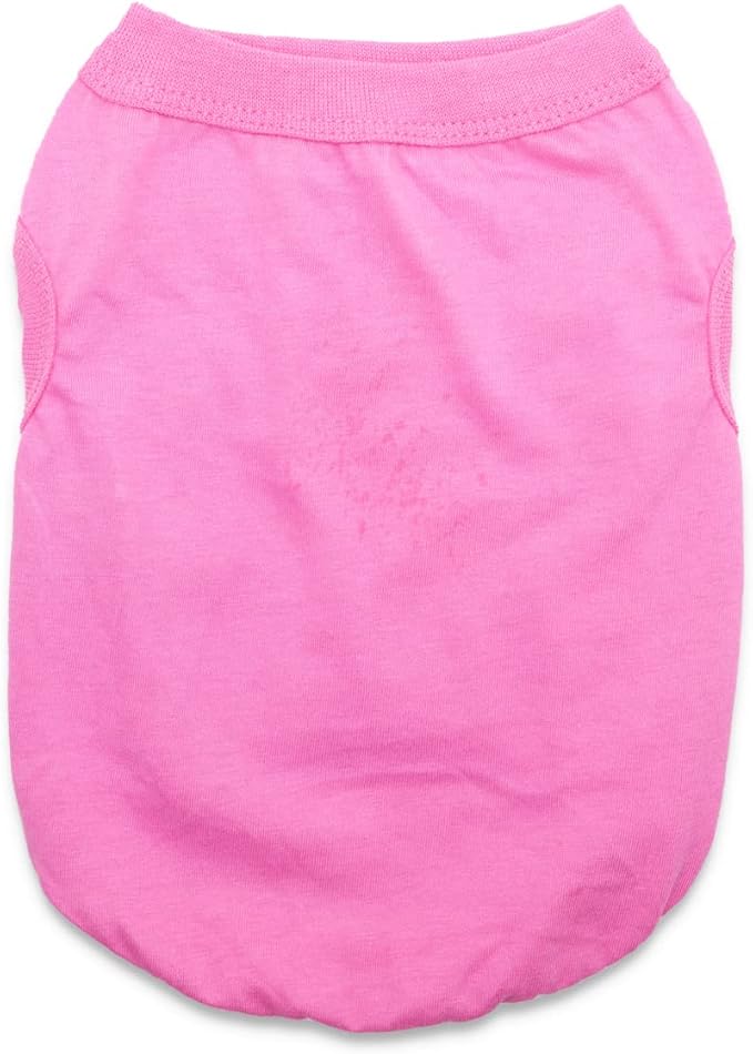 6 Pack Yorkie Clothes Plain Extra Small Dog T Shirt 100% Cotton Solid XS Puppy Clothes Blank Chihuahua Clothes Girl Puppy Tshirt for Boy Dogs Shirts Pet T-Shirt for Small Dogs Cats, Large