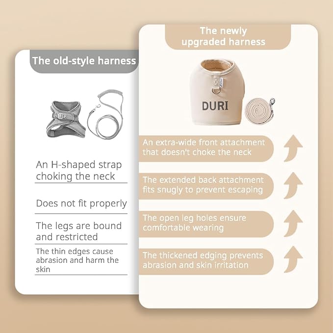 MANON ROSA Rabbit Harness and Leash Set - Escape-Proof Adjustable Vest Harness for Dwarf Bunnies, Soft Padded Conejos Collar with Safety Buckle, Small Animal Walking Accessories