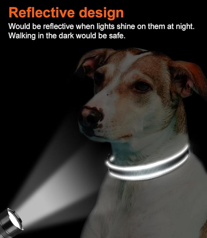 Joytale Reflective Dog Collar,Soft Neoprene Padded Breathable Nylon Pet Collar Adjustable for Puppy and Small Dogs,Gray,XS