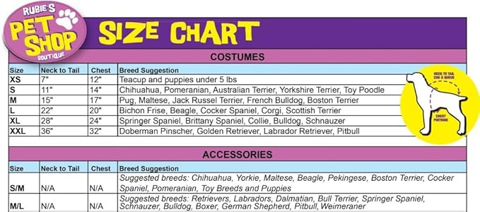 Rubies Rocky Pet Costume for Themed Parties and Halloween, As Shown, Medium