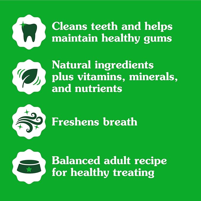Greenies Large Dental Dog Treats, 3-Flavor Variety Pack, (3) 12 oz. Pouches, 24 Total Treats
