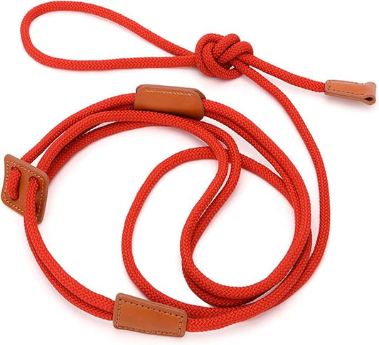 Pig Harness & Leash, Escape Prevention Adjustable Rope, All in One Design, All Life Stages Small to Medium Mini Pigs-5 Feet Long-Red