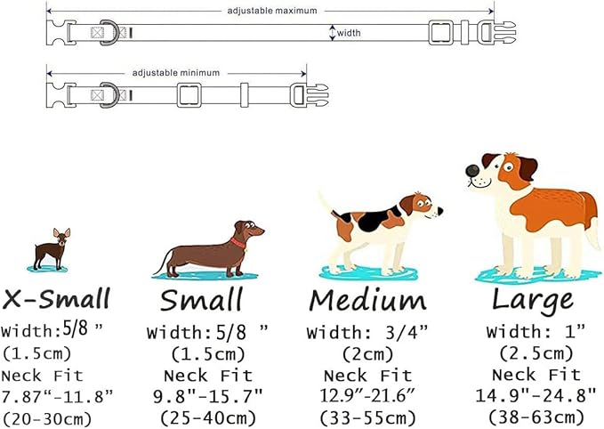 Dog Collar with Bohemia Floral Tribal Geometric Patterns - Soft Ethnic Style Collar Adjustable for Small Medium Large Dogs(Purple Bohemia,L)