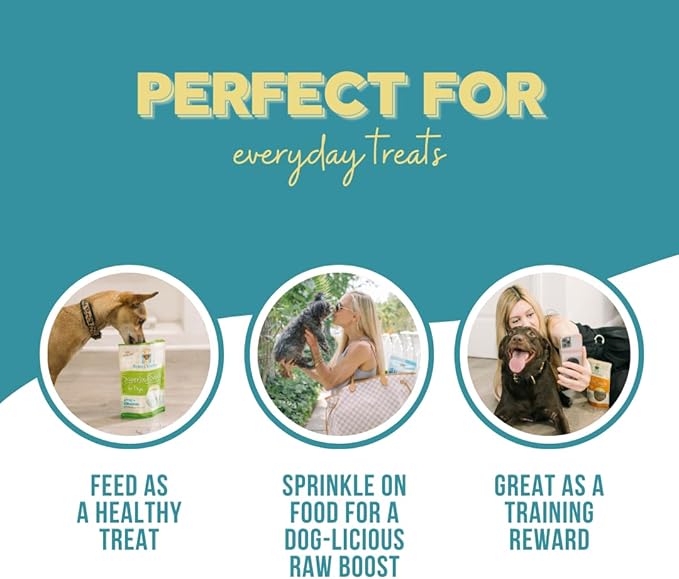 Just Turkey Hearts Freeze Dried Dog Treats USA Sourced and Small Batch Made - Human-Grade, All Natural Single Ingredient Dog Treat, No Artificial Preservatives, Grain Free- 3oz, 2-Pack