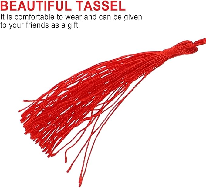 KESYOO 4pcs Red Small Dog Graduation Cap with Tassel Pet Graduation Accessories