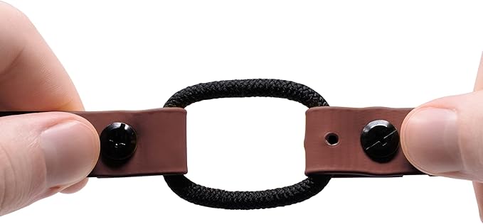 Educator Quick Snap Bungee Dog Collar, Biothane, Waterproof, Odorproof, Easy Connect and Disconnect Clasp and D Ring with Comfort Bungee Loop, Adjustable for Custom Fit, 1-Inch, Brown