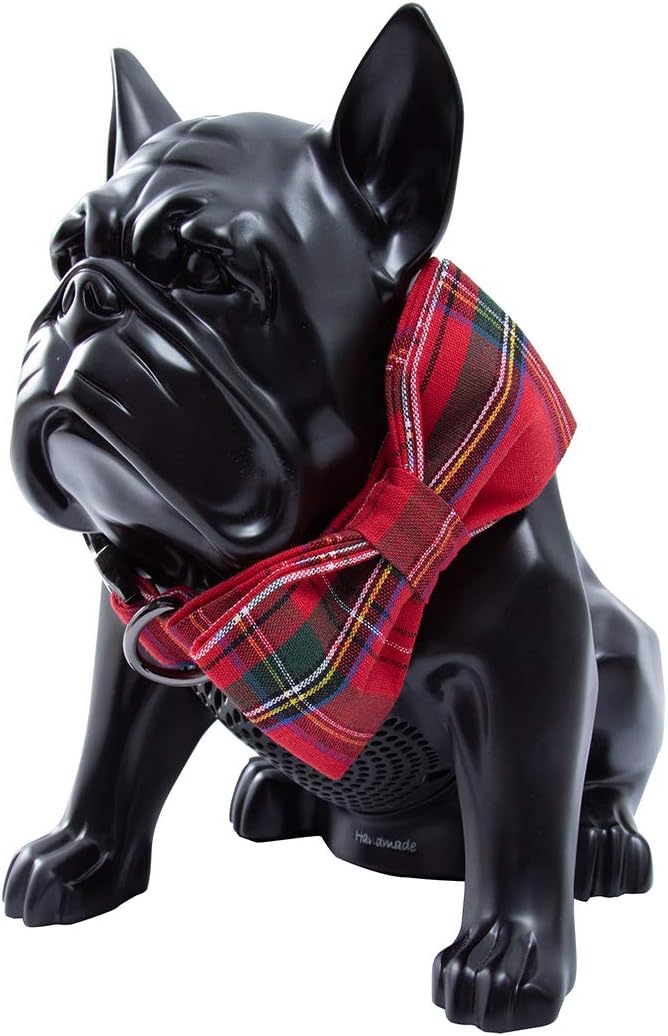 Unique style paws Christmas Dog and Cat Collar with Bow Pet Gift Adjustable Soft and Comfy Bowtie Collars for Small Medium Large Dogs