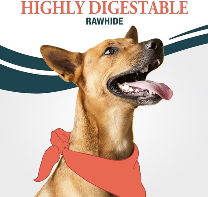 Good ’n’ Fit Small Rolls Made With Real Venison, 10 Count, Highly Digestible Rawhide For Dogs