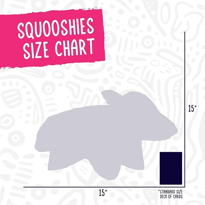 HuggleHounds Plush Dog Toys For Large Dogs & Aggressive Chewers - Squeaky Dog Toy - Soft Extra Durable Stuffed Pet Toy - Fluffy Knotless Puppy Toys - Best For All Breed | Squooshie Fox