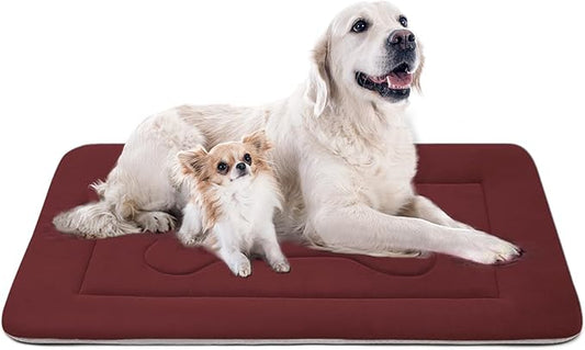 JoicyCo Extra Large Dog Bed Crate Mat 47 in Non-Slip Washable Soft Mattress Kennel Pads
