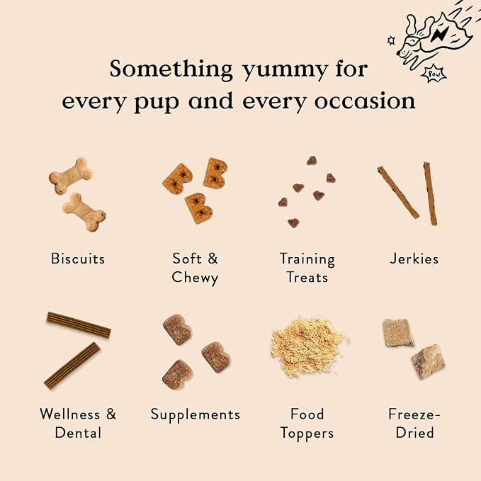 Bocce's Bakery Oven Baked Bac'N Nutty Treats for Dogs, Everyday Wheat-Free Dog Treats, Made with Real Ingredients, Baked in The USA, All-Natural PB & Bacon Biscuits, 5 oz