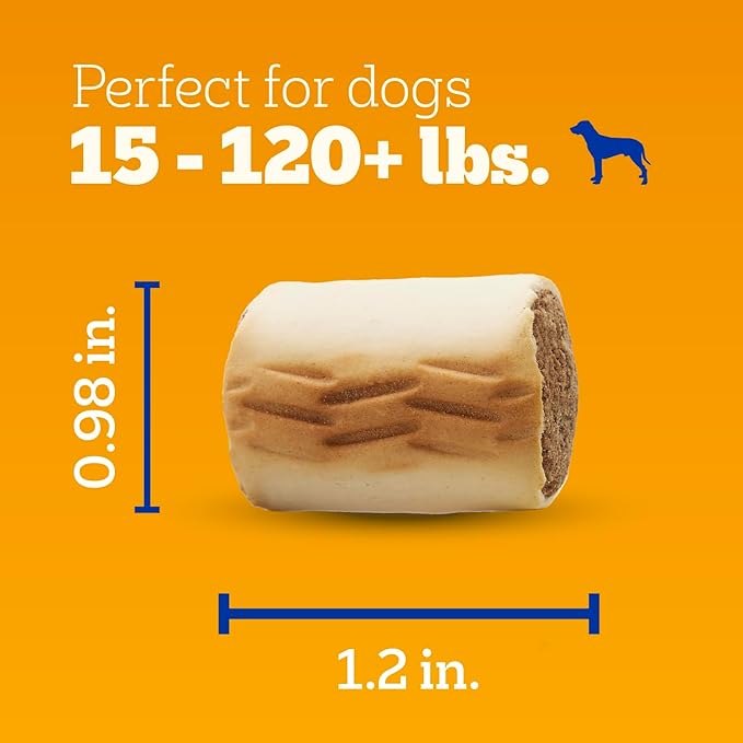 Pedigree Dry Dog Treats MarroBone Real Beef Flavor, 1.5 lb. Bag (Pack of 8)