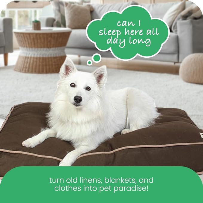 Molly Mutt Small Dog Bed Cover - Landslide Print - Measures 22"X27"X5"- 100% Cotton - Durable - Breathable - Sustainable - Machine Washable Dog Bed Cover