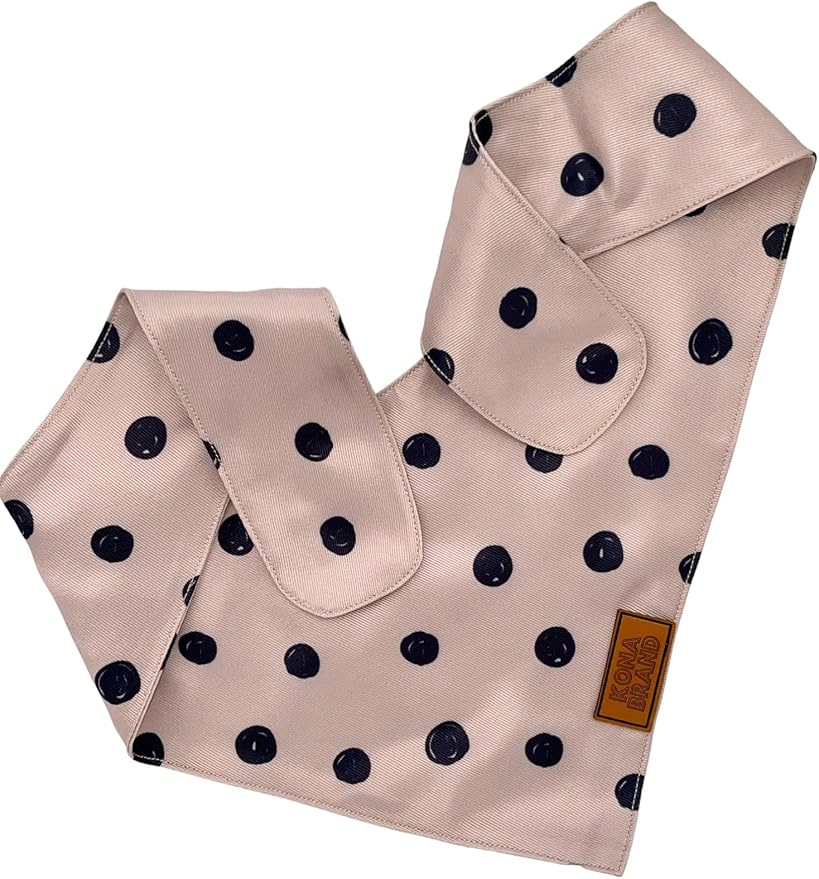 KonaBrandCo- Premium Handmade Dog Bandana | Dual Layered Silky Durable Polyester Fabric | Adjustable Fit Custom Shape- Won't Roll (Large, MACIE)