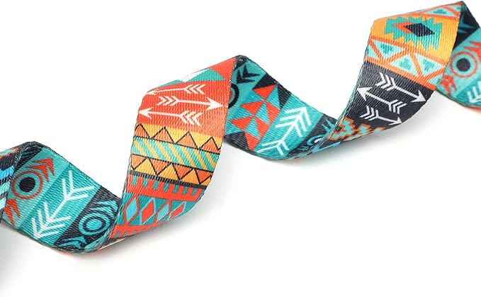 Adjustable Dog Collar with Patterns, Ultra Comfy Soft Nylon Breathable Pet Collar for Small Medium Large Dogs (L, Tribal)