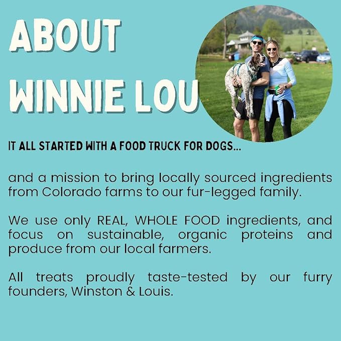 Winnie Lou - The Canine Co. Bison Burger Jerky Treats, 2.5 OZ