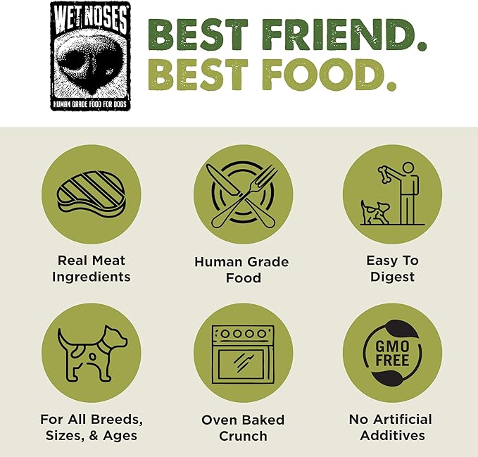 Organic Crunchy Dog Treats – for All Pet Sizes, Breeds – All-Natural Puppy Treat, Senior Dog Snack – 100% Human-Grade – Delicious Chews for Dogs - Crunchy Meaty Roasted Beef, 14 Oz (2 Pack)