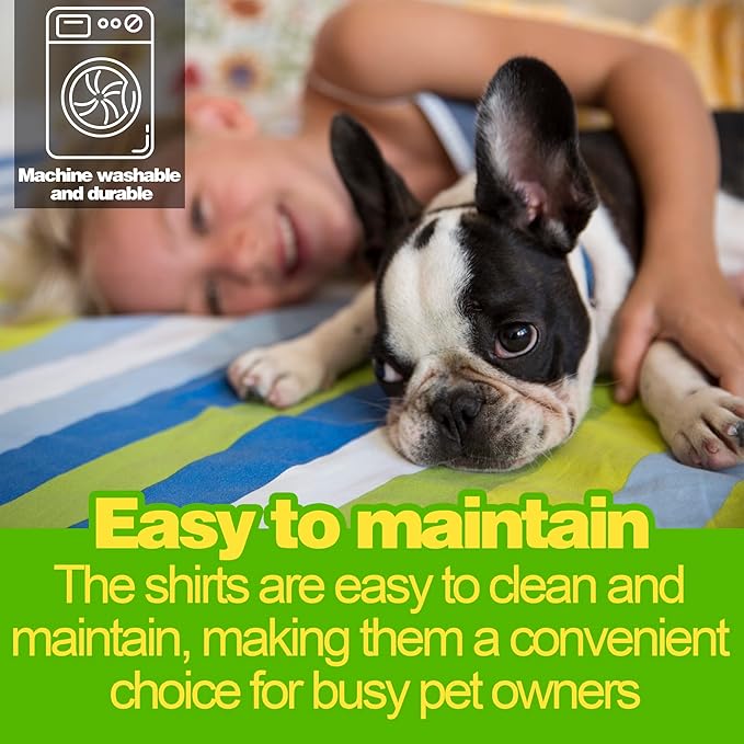 Striped Dog Shirt Cotton Sleeveless Puppy Shirts Breathable Pet Apparel Tank Top Colorful Sweatshirt Dog Clothes for Small Medium Dogs Grey S