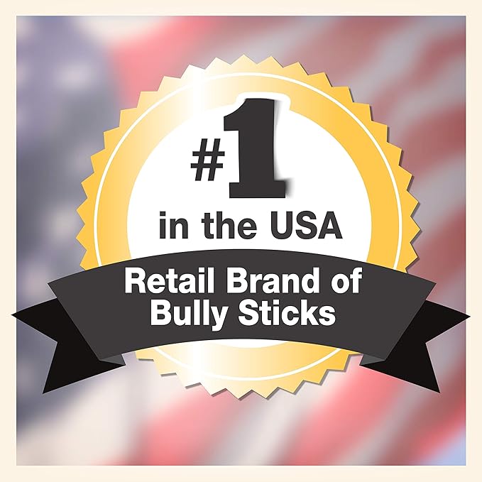Cadet Bully Sticks for Small Dogs, All-Natural Beef Pizzle, Rawhide-Free Long-Lasting Dog Chews for Aggressive Chewers, 1 Pound