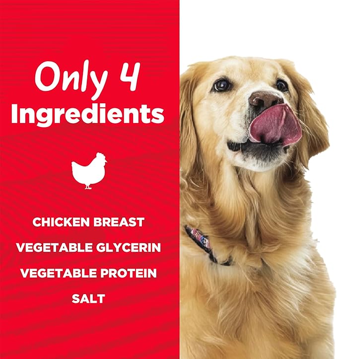 Chicken Jerky Tender Dog Treats, Made with Real Chicken, High Protein, Low Fat, No Artificial Colors, 32 oz