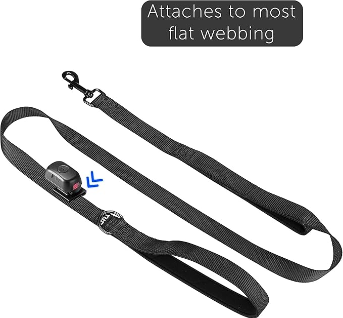 TUG Dog Light - Walking Flashlight Connects to Dog Leashes, Collars, & Harnesses | Rechargeable and Bright LED for Night Walks