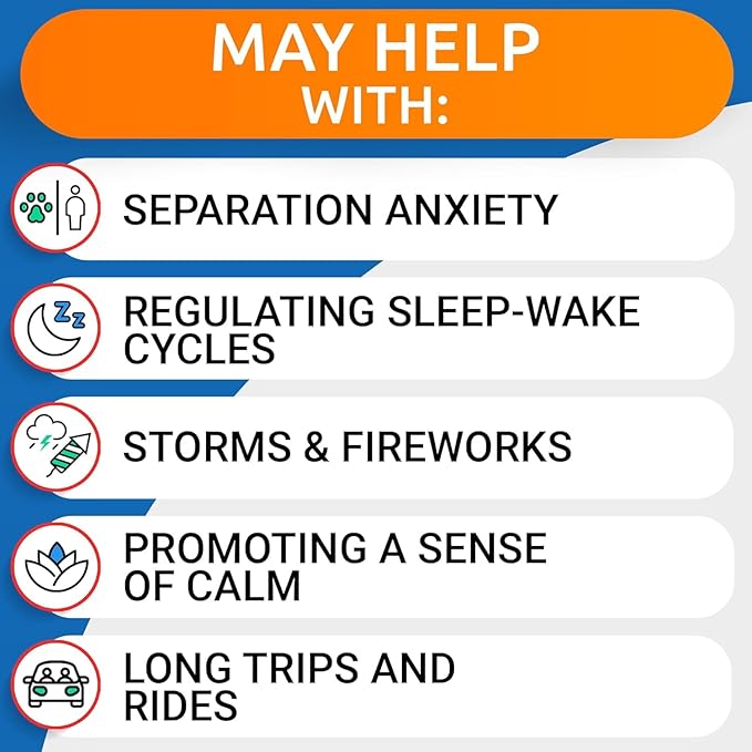 BARK&SPARK Advanced Calming Chews for Dogs - Hemp Chew + Melatonin - Anxiety Relief - Sleep Aid - Relaxing Treats - Stress Relief During Fireworks, Storms, Thunder, Barking - Made in USA - 60Ct