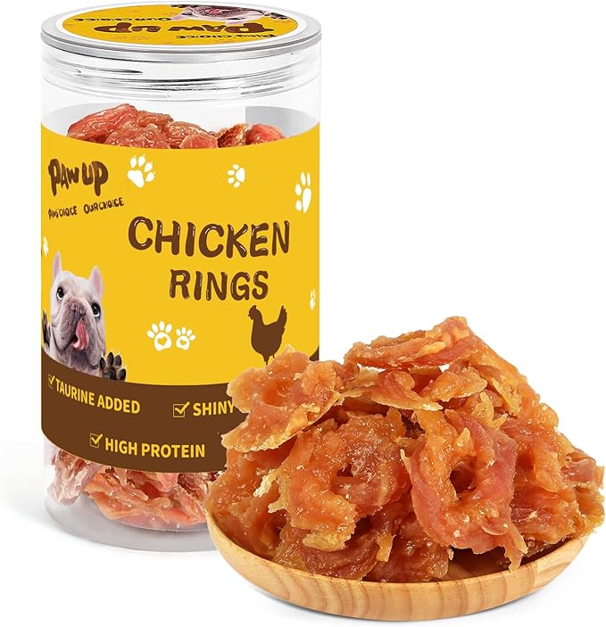 Chicken Jerky Dog Treats, Natural Dog Chicken Jerky Treats w/Taurine, Training Treats, 12.5 oz