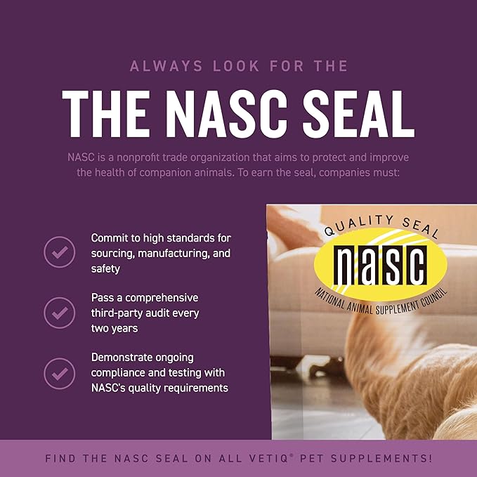VetIQ Advanced Calming Support Supplement for Dogs, Calming Chews Help Manage Stress and Promote Relaxation, Anxiety Relief for Dogs, Made in The USA, 60 Count (Pack of 2)