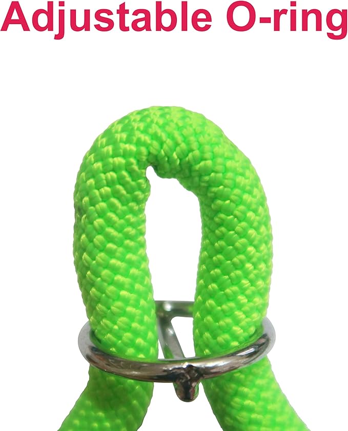 Braided Round Martingale Dog Collar, Training Collar with Slidable Stop Ring - Ideal for Small Dogs (S(1/3") - 16" Long, Light Green)