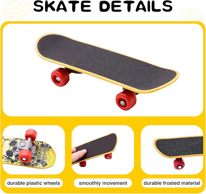 Tortoise Treat Ball, Adjustable Leash and Training Skateboard Toy Set, Turtle Feeder Ball, Turtle Training Harness and Mini Skateboard,for Small Pets, Accessories Set for Tortoises