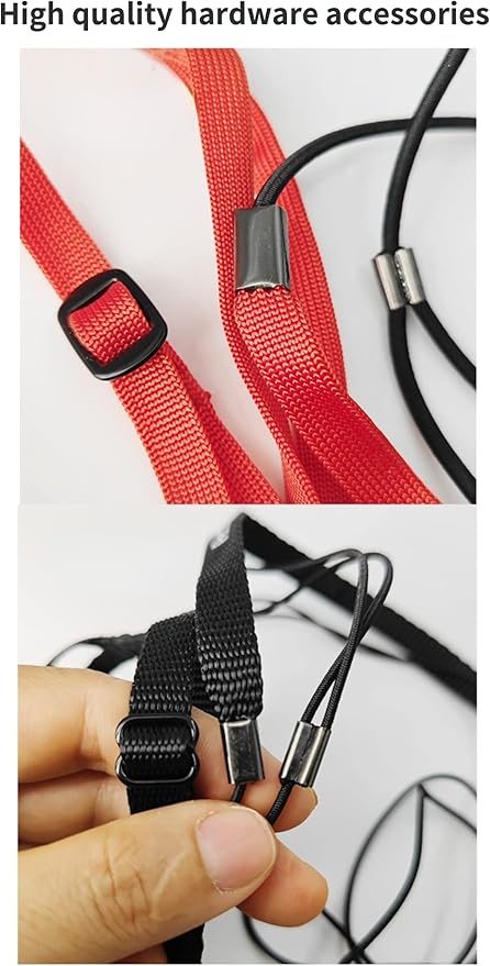 Adjustable Bird Harness with 78.7 Inch Leash, Outdoor Flying Training Rope Kit for Bird Parrots, Parrot Flying Rope Straps Outdoor Training Traction Rope for Small Medium Large Size Birds (Petite)