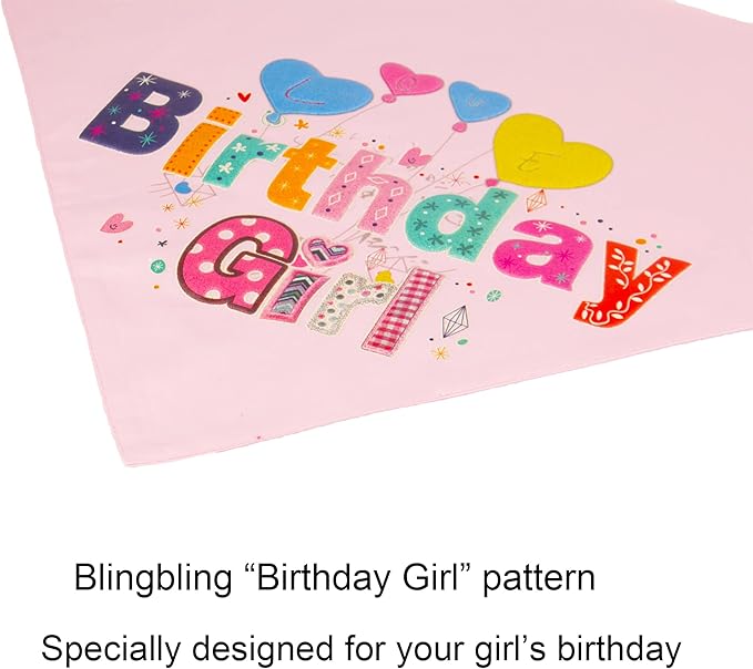 ADOGGYGO Dog Birthday Hat Bandana Girl - Puppy Birthday Party Supplies - Pink Tutu Hat Scarf Bow Banner Set for Medium Large Dogs (Large)