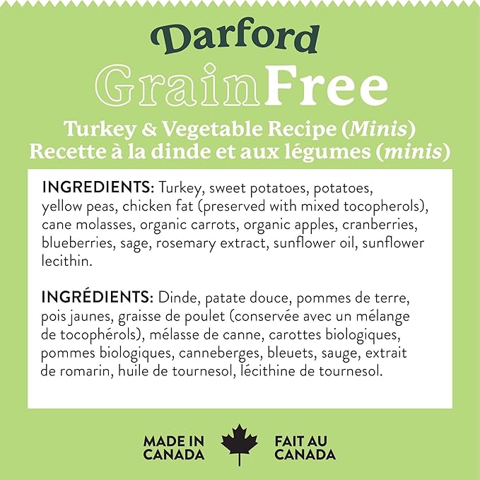Grain Free Turkey Minis Heart Recipe Dog Treats, 12oz