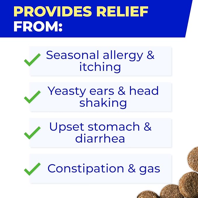 Vet Approved Probiotics & Digestive Enzymes for Dogs | Gut Health & Digestive Function Support | Pumpkin & Omega | Diarrhea, Seasonal Allergies & Itching | Prebiotic Supplement Chew (Pack of 2)