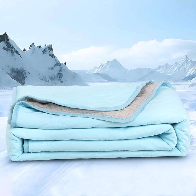 Chicute Cooling Dog Blanket for Sofa - 40x60 Waterproof Pet Blankets for Dog Bed Cover, Slip-Resistant Throw Blanket for Couch Protector, Washable Furniture Cover for Dogs, Cats, Blue