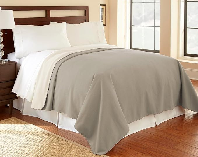 Mambe 100% Waterproof Furniture Cover Blanket for Dogs and Cats, Protection for Bed Couch Sofa Recliner Carpet, Soft Durable Washable Microfleece, Buff-Clay, 70x90 inches