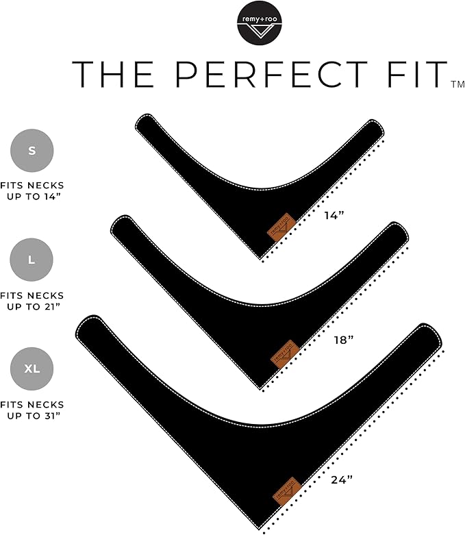 Remy+Roo Large 4th of July Dog Bandanas - 2 Pack USA Set | Premium Durable Adjustable Polyester Fabric | Patented Shape Dog Bandanas | Summer Dog Bandana | American Flag Dog Bandana