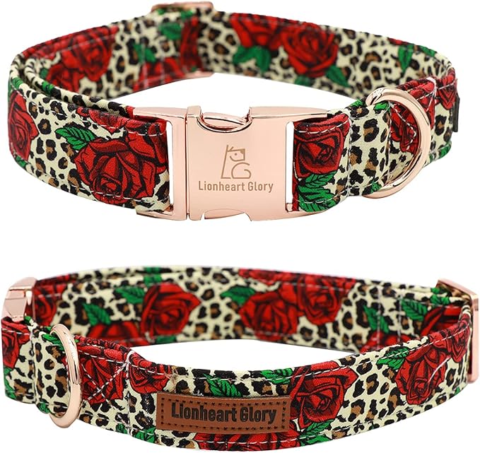 Lionheart glory Premium Dog Collars, Bowtie Dog Collar, Adjustable Heavy Duty Dog Collar with Bow for X-Small Dogs