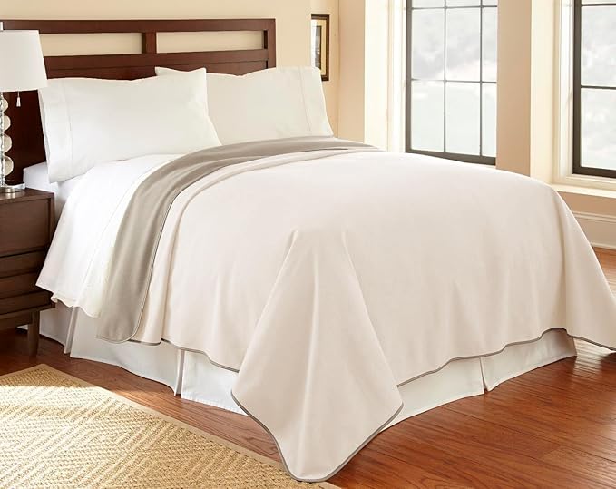 Mambe 100% Waterproof Furniture Cover Blanket for Dogs and Cats, Protection for Bed Couch Sofa Recliner Carpet, Soft Durable Washable Microfleece, Buff-Clay, 70x90 inches