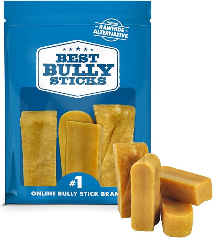 Best Bully Sticks Himalayan Yak Cheese for Dogs - Medium 4 Count (Pack of 1) - Natural, No Lactose, Odor Free, Long-Lasting Snack