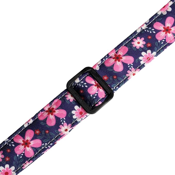 Dog Collar, Adjustable Dog Collar for Small Medium Large Dogs, Cute Puppy Collar for Boy and Girl Dogs, Cute Design for Boys Girls Male Female Dog Pet Collar(Big Pink Floral,XS)
