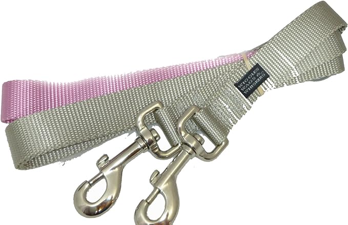 2 Hounds Freedom No Pull 1 Inch Training Leash ONLY Works with No Pull Harnesses (Light Pink)