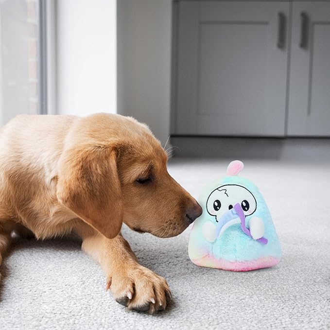 DODODOLA Dog Toys Puppy Toys Cute Squeaky Dog Toy with Crinkle Paper Stuffed Plush Halloween Dog Toys for Small Medium Large Dogs