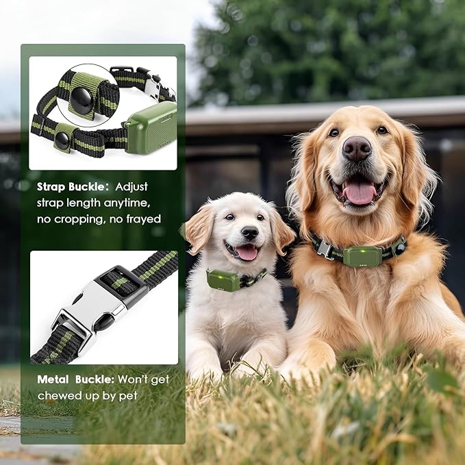 Dog Training Collar, Waterproof Remote Dog Collar with 3 Modes: Beep, Vibration, Safe Static,1600Ft Range, Rechargeable, Adjustable E-Collar for Small Medium Large Dogs